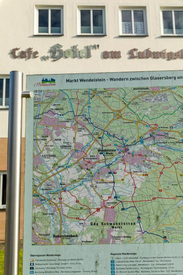 Hotel Am Ludwigskanal Wendelstein Dış mekan fotoğraf